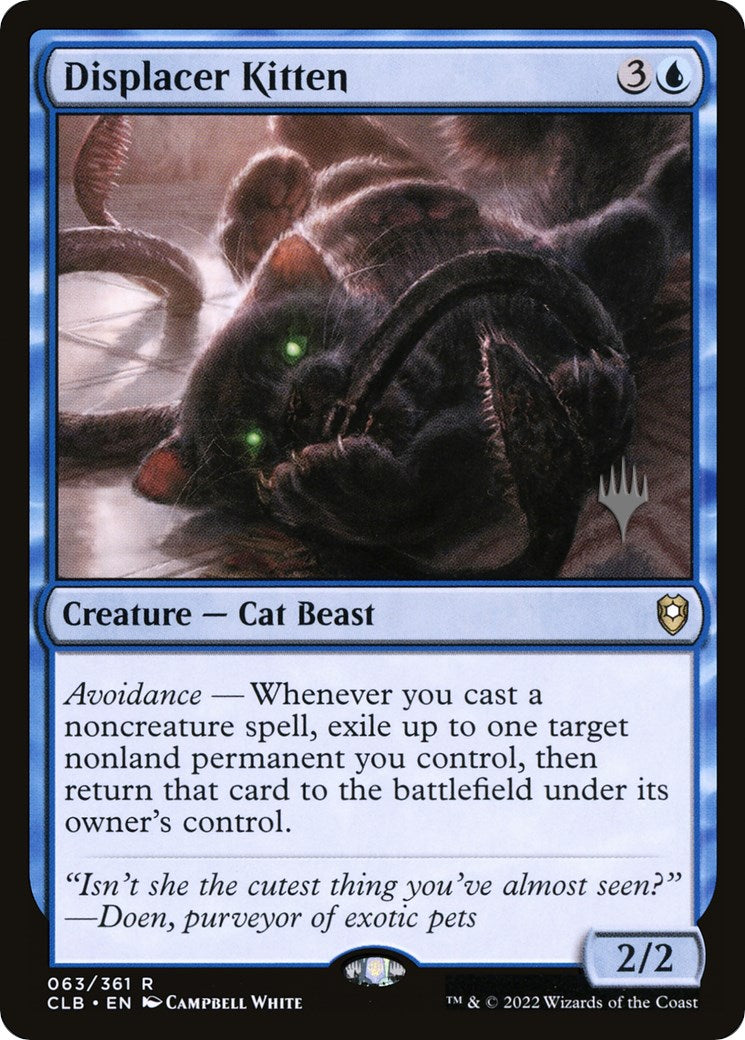 Displacer Kitten (Promo Pack) [The Lost Caverns of Ixalan Promos] | Spectrum Games