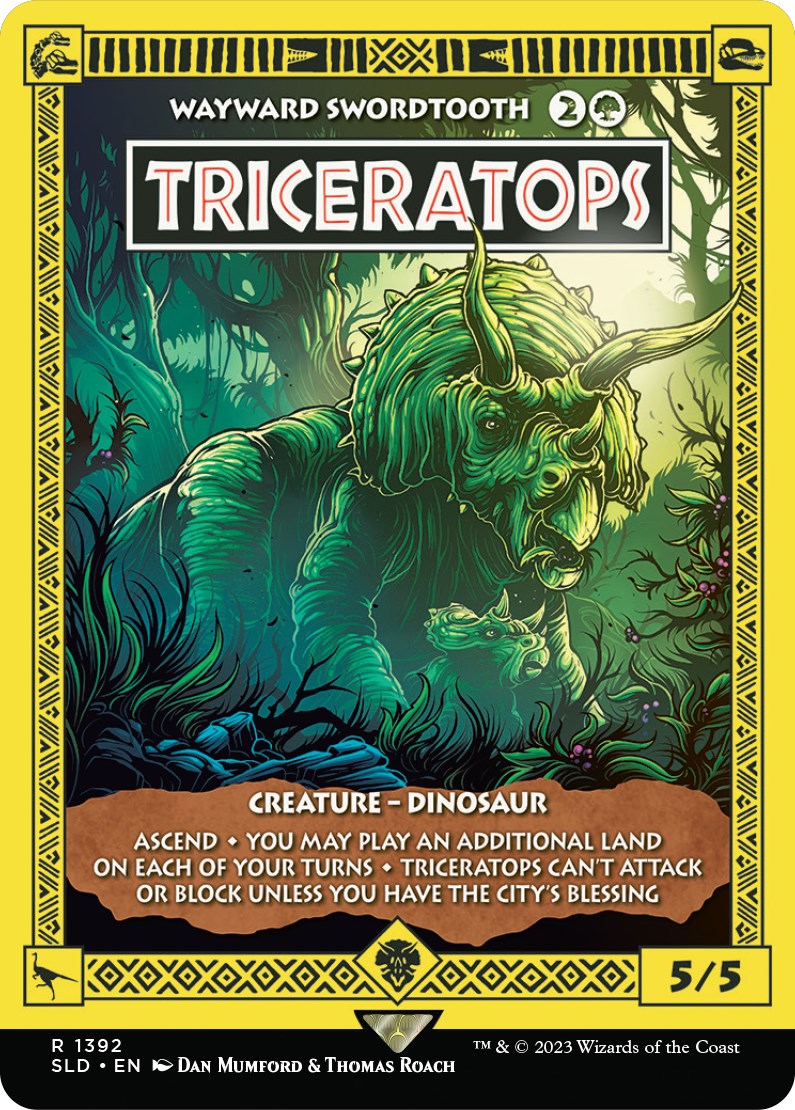 Triceratops - Wayward Swordtooth [Secret Lair Drop Series] | Spectrum Games