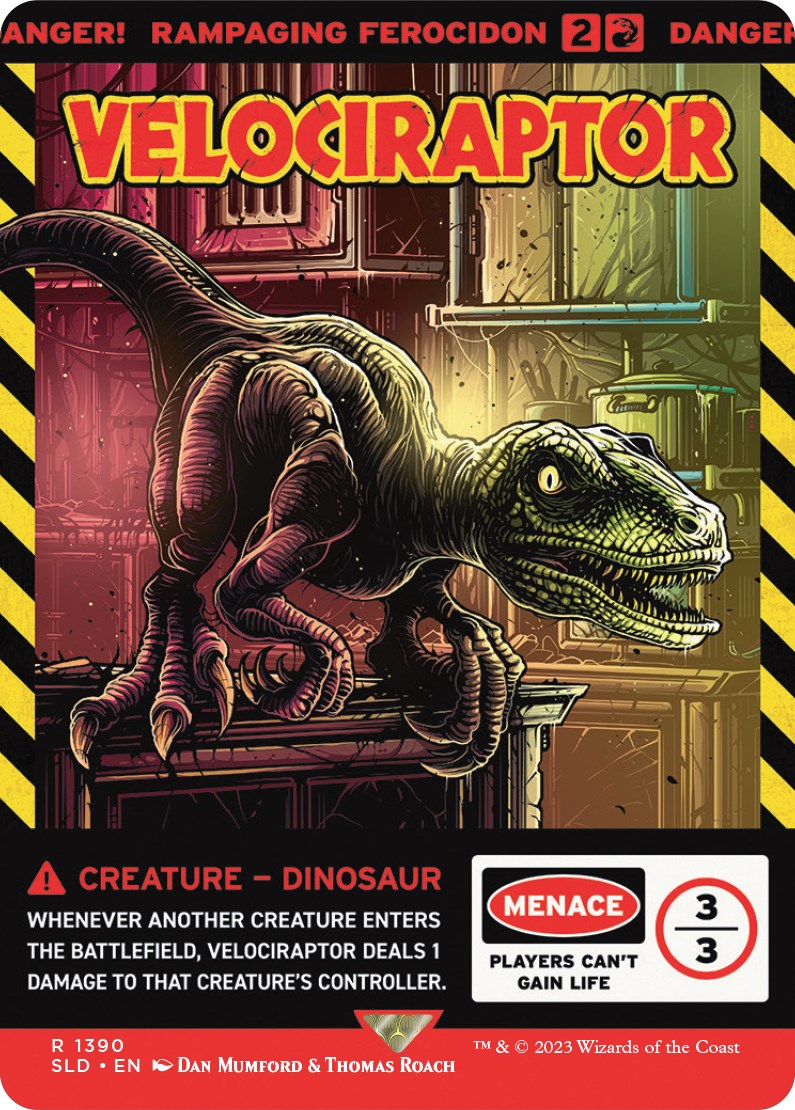 Velociraptor - Rampaging Ferocidon [Secret Lair Drop Series] | Spectrum Games