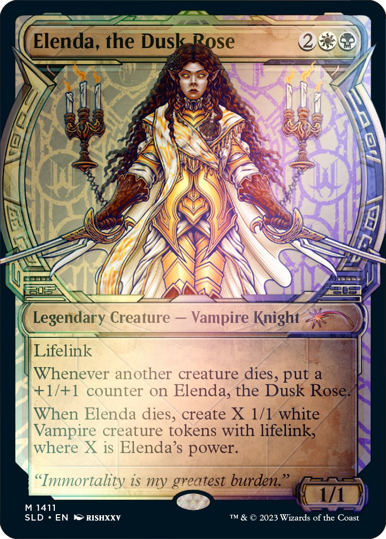 Elenda, the Dusk Rose (Rainbow Foil) [Secret Lair Drop Series] | Spectrum Games