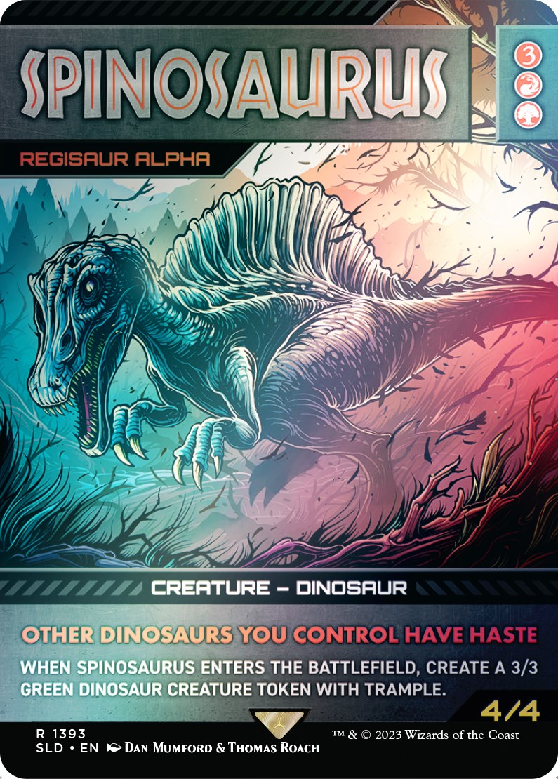 Spinosaurus - Regisaur Alpha (Rainbow Foil) [Secret Lair Drop Series] | Spectrum Games