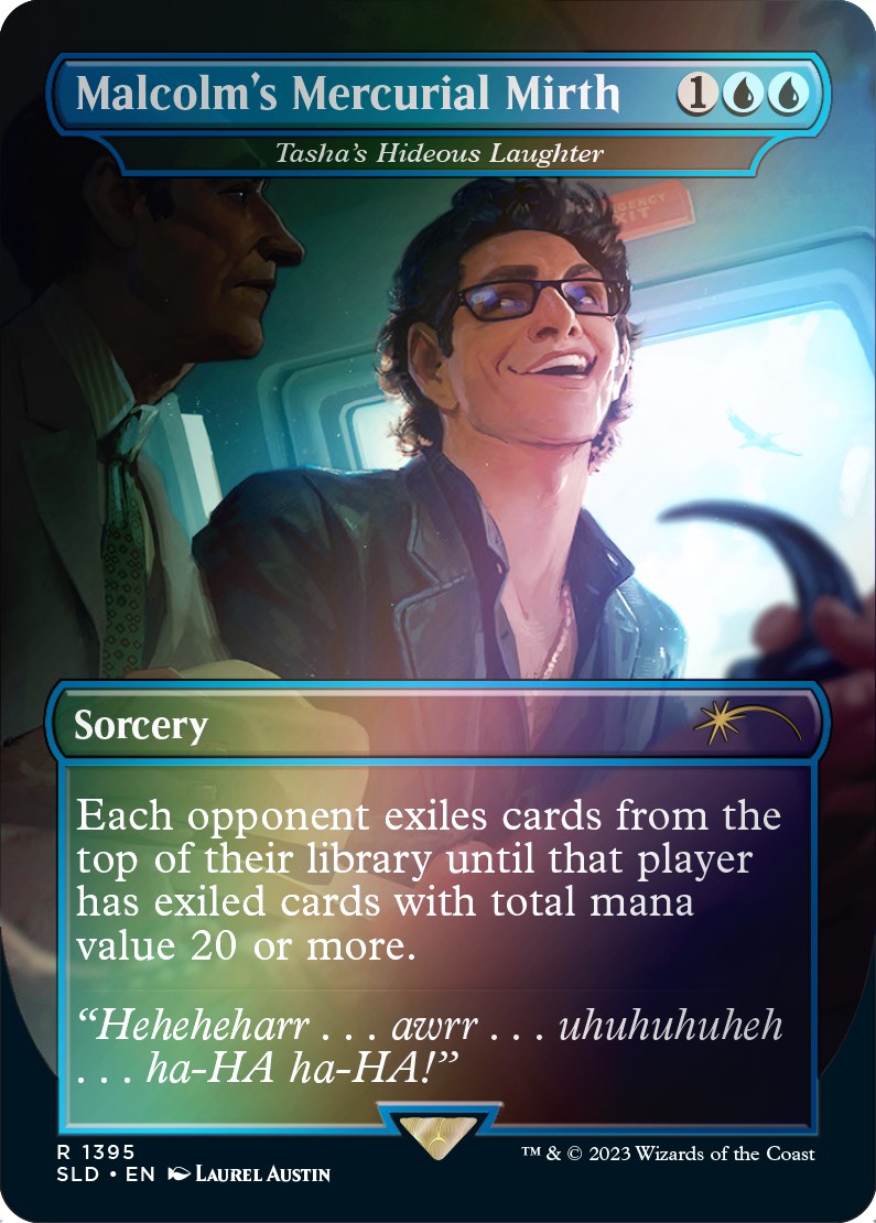 Malcolm's Mercurial Mirth - Tasha's Hideous Laughter (Rainbow Foil) [Secret Lair Drop Series] | Spectrum Games