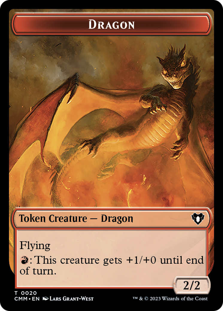 Dragon Token (20) [Commander Masters Tokens] | Spectrum Games