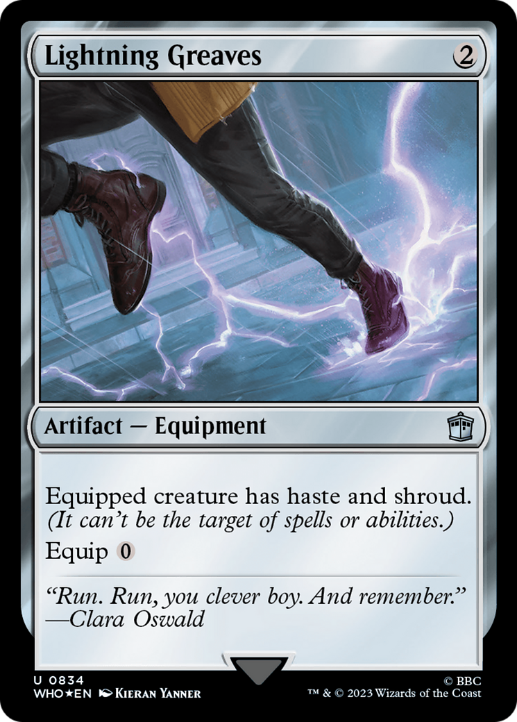 Lightning Greaves (Surge Foil) [Doctor Who] | Spectrum Games