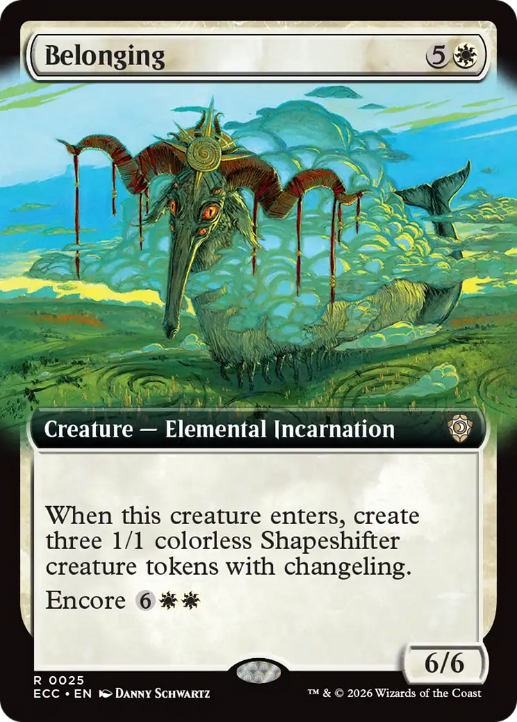 Belonging (Extended Art) [Lorwyn Eclipsed Commander] | Spectrum Games