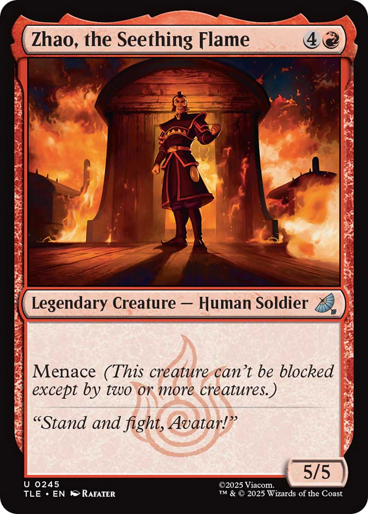 Zhao, the Seething Flame [Avatar: The Last Airbender: Eternal-Legal] | Spectrum Games