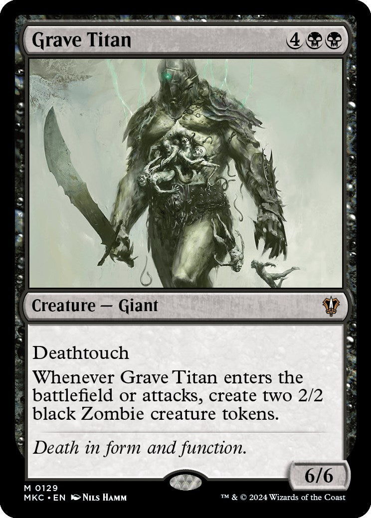 Grave Titan [Murders at Karlov Manor Commander] | Spectrum Games