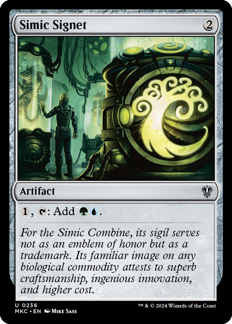 Simic Signet [Murders at Karlov Manor Commander] | Spectrum Games