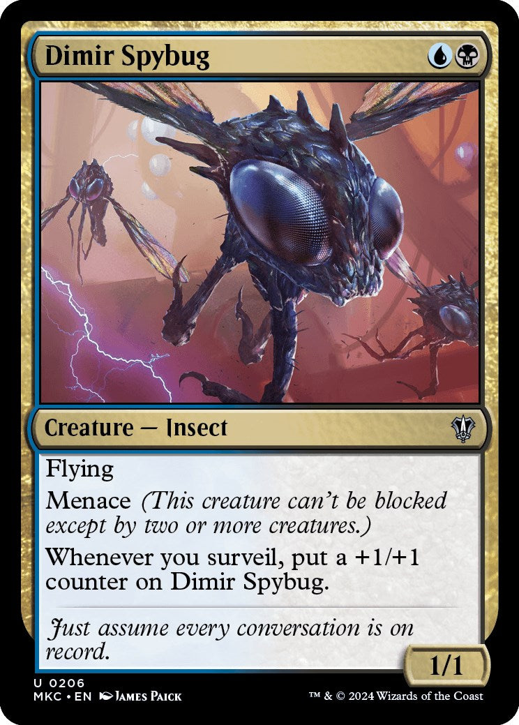 Dimir Spybug [Murders at Karlov Manor Commander] | Spectrum Games