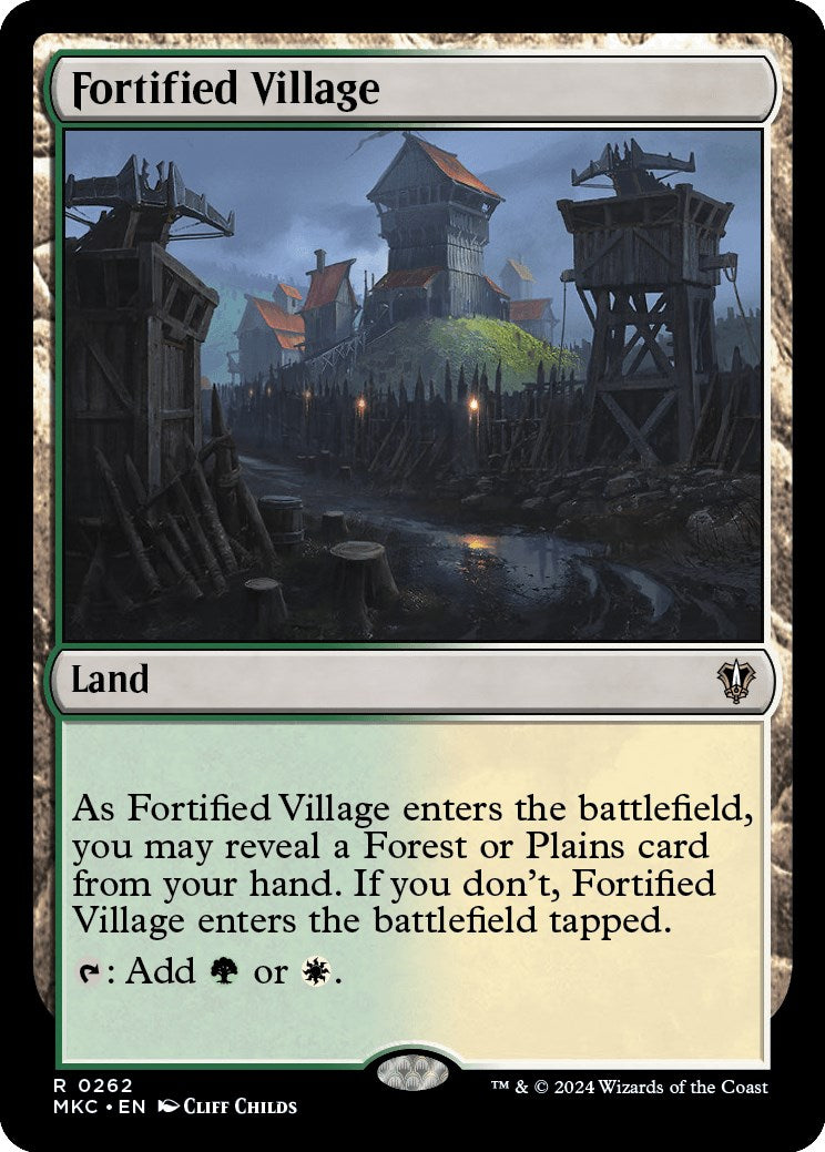 Fortified Village [Murders at Karlov Manor Commander] | Spectrum Games
