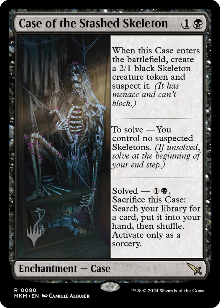 Case of the Stashed Skeleton (Promo Pack) [Murders at Karlov Manor Promos] | Spectrum Games
