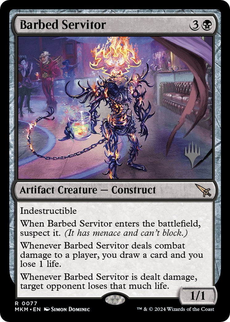 Barbed Servitor (Promo Pack) [Murders at Karlov Manor Promos] | Spectrum Games