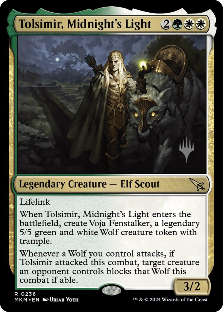 Tolsimir, Midnight's Light (Promo Pack) [Murders at Karlov Manor Promos] | Spectrum Games