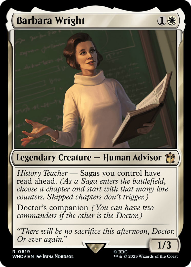 Barbara Wright (Surge Foil) [Doctor Who] | Spectrum Games