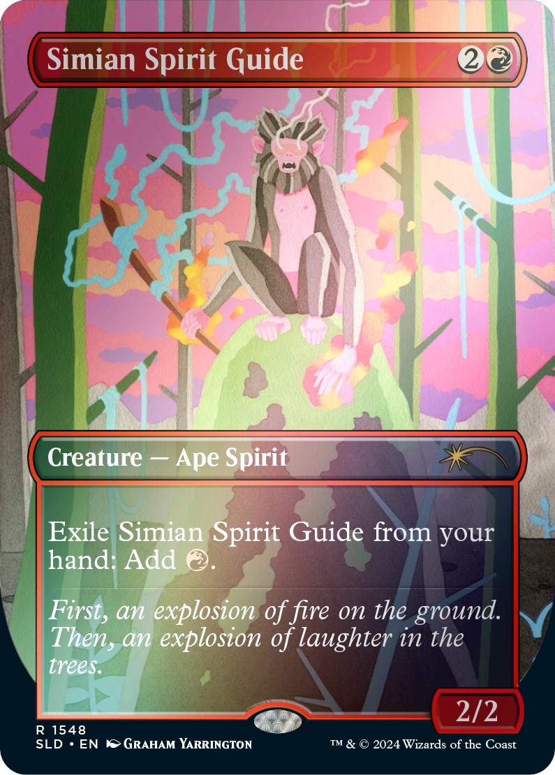 Simian Spirit Guide (Rainbow Foil) [Secret Lair Drop Series] | Spectrum Games