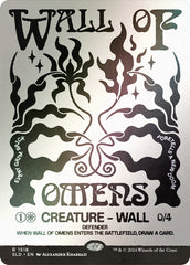 Wall of Omens (Rainbow Foil) [Secret Lair Drop Series] | Spectrum Games