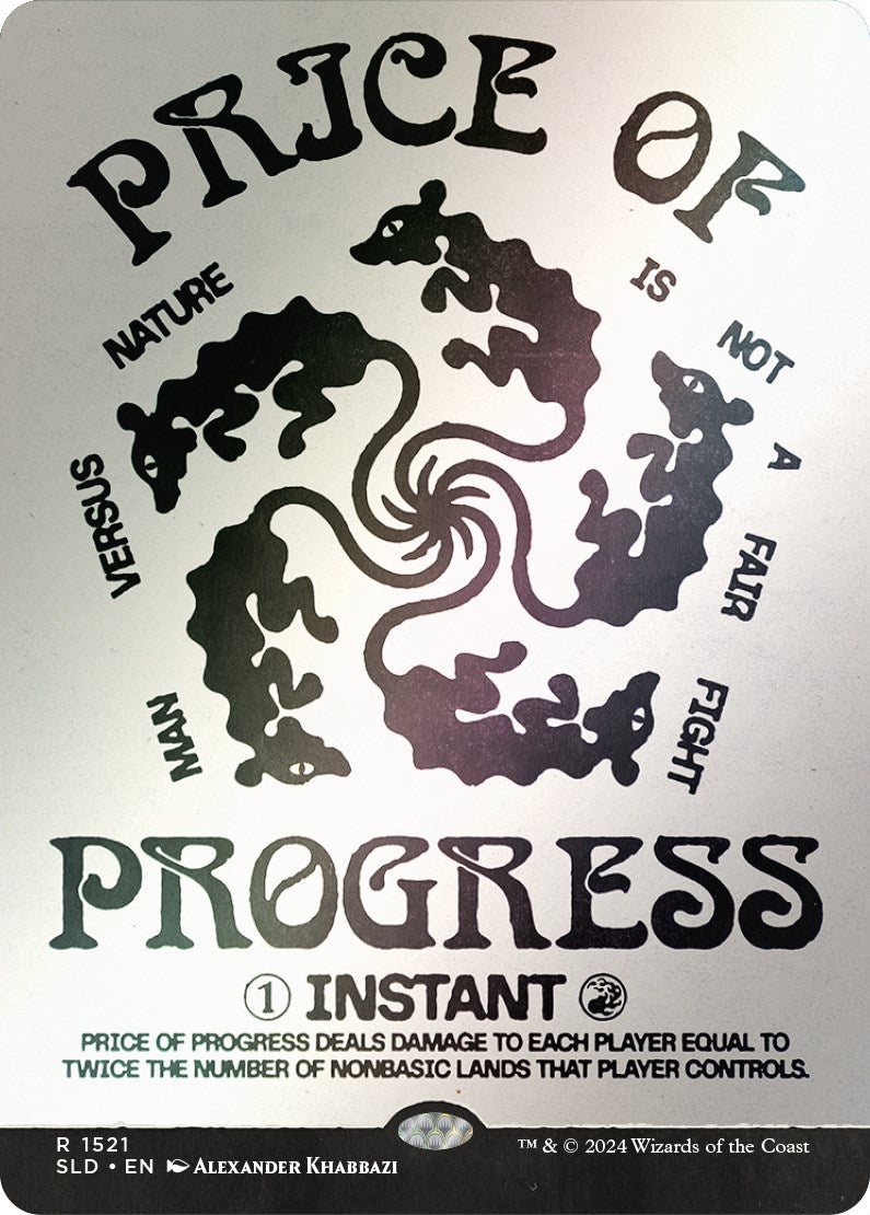 Price of Progress (Rainbow Foil) [Secret Lair Drop Series] | Spectrum Games