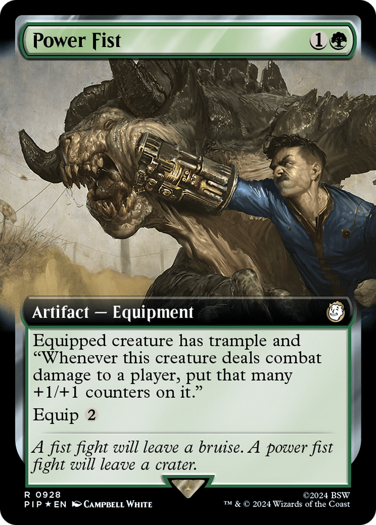 Power Fist (Extended Art) (Surge Foil) [Fallout] | Spectrum Games