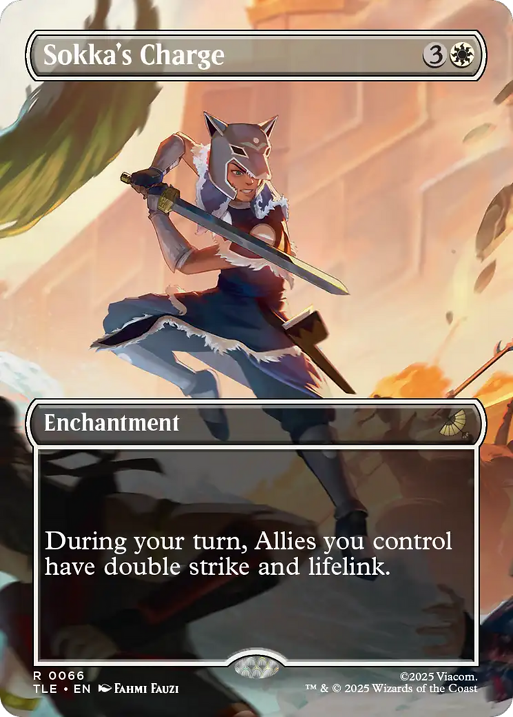 Sokka's Charge (Borderless) [Avatar: The Last Airbender: Eternal-Legal] | Spectrum Games