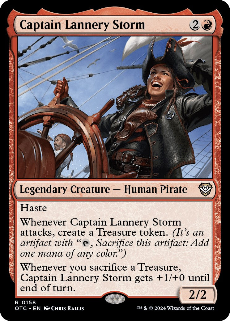 Captain Lannery Storm [Outlaws of Thunder Junction Commander] | Spectrum Games