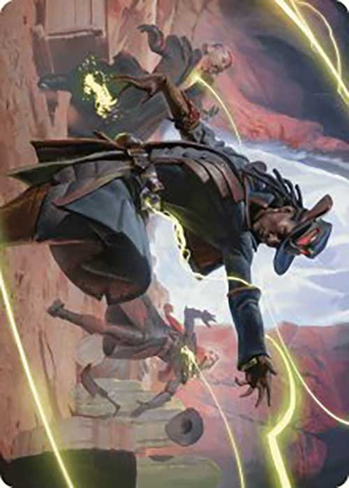 Lilah, Undefeated Slickshot Art Card [Outlaws of Thunder Junction Art Series] | Spectrum Games