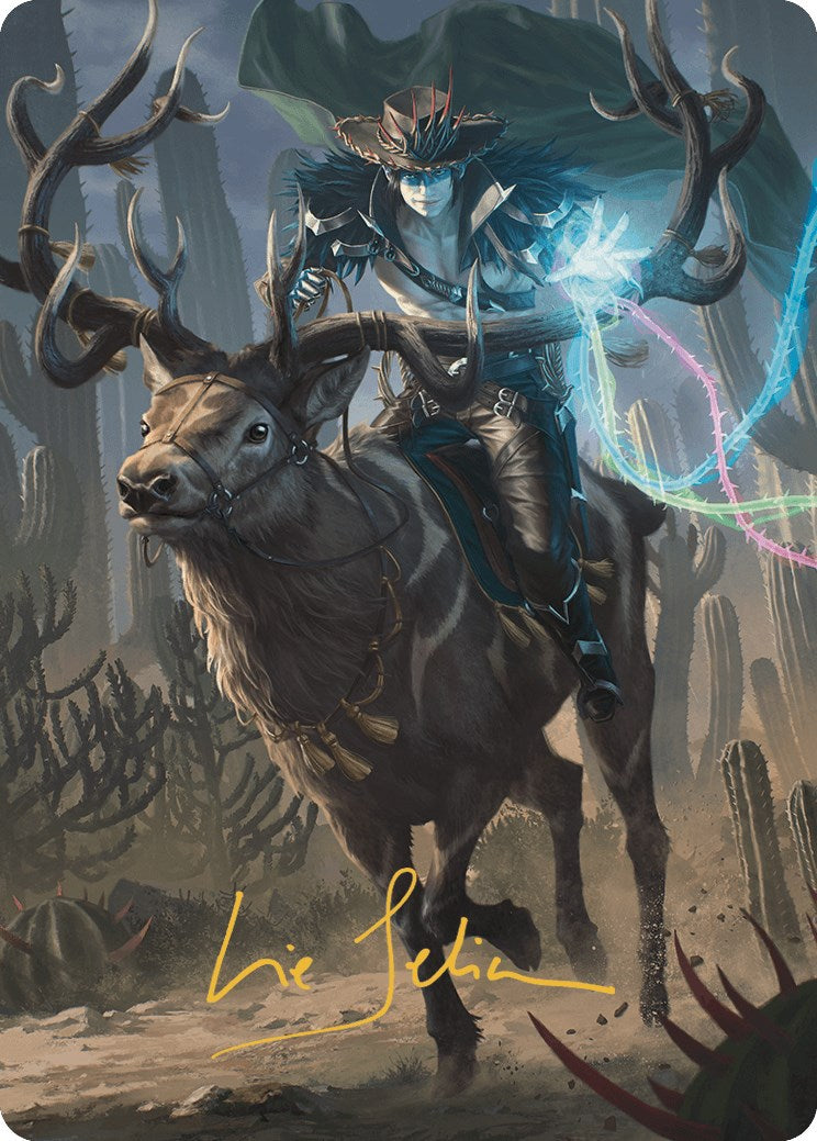 Oko, the Ringleader Art Card (54/54) (Gold-Stamped Signature) [Outlaws of Thunder Junction Art Series] | Spectrum Games