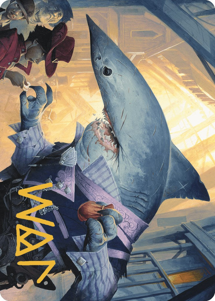 Loan Shark Art Card (Gold-Stamped Signature) [Outlaws of Thunder Junction Art Series] | Spectrum Games