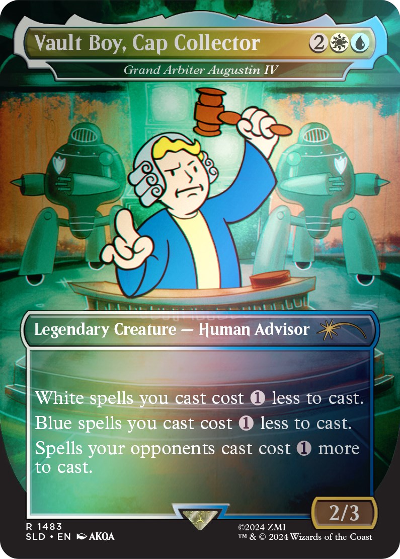 Vault Boy, Cap Collector - Grand Arbiter Augustin IV (Rainbow Foil) [Secret Lair Drop Series] | Spectrum Games