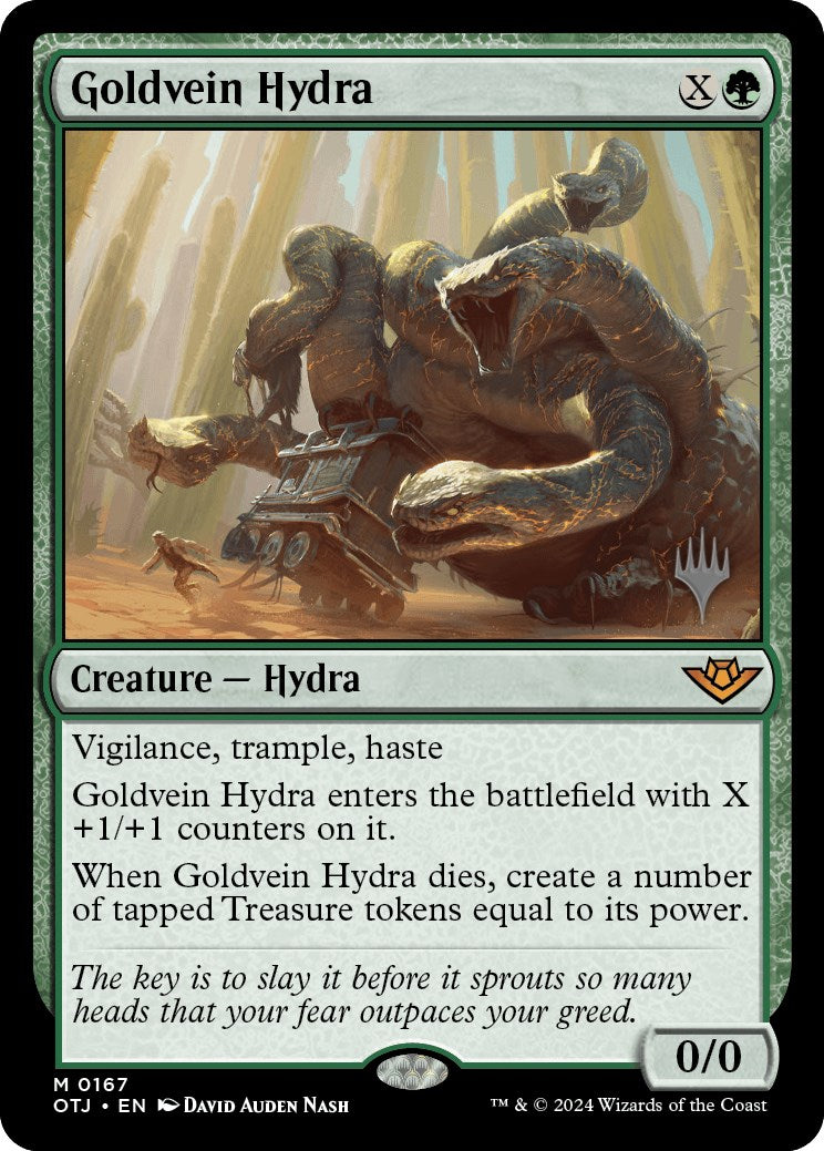 Goldvein Hydra (Promo Pack) [Outlaws of Thunder Junction Promos] | Spectrum Games