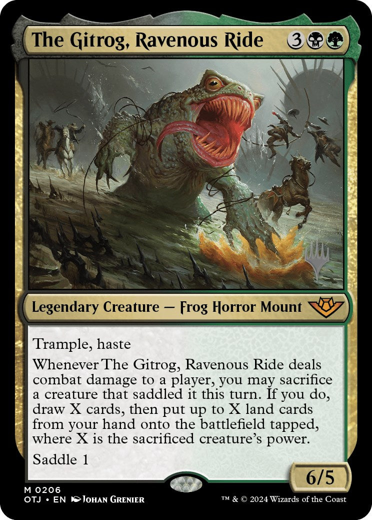 The Gitrog, Ravenous Ride (Promo Pack) [Outlaws of Thunder Junction Promos] | Spectrum Games