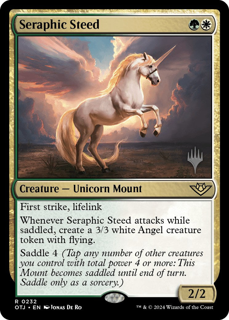 Seraphic Steed (Promo Pack) [Outlaws of Thunder Junction Promos] | Spectrum Games