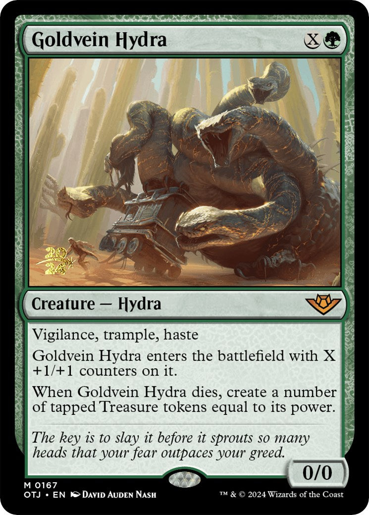 Goldvein Hydra [Outlaws of Thunder Junction Prerelease Promos] | Spectrum Games