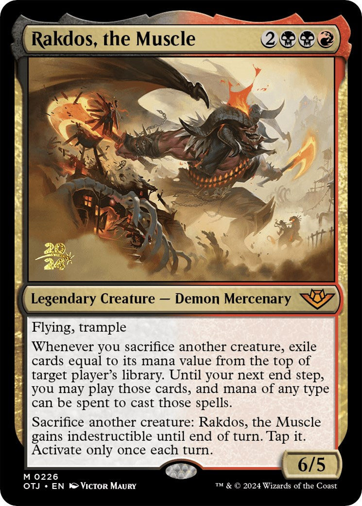 Rakdos, the Muscle [Outlaws of Thunder Junction Prerelease Promos] | Spectrum Games