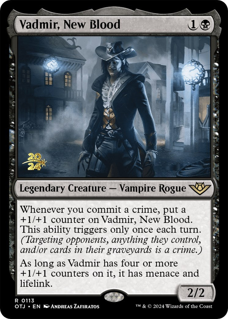 Vadmir, New Blood [Outlaws of Thunder Junction Prerelease Promos] | Spectrum Games