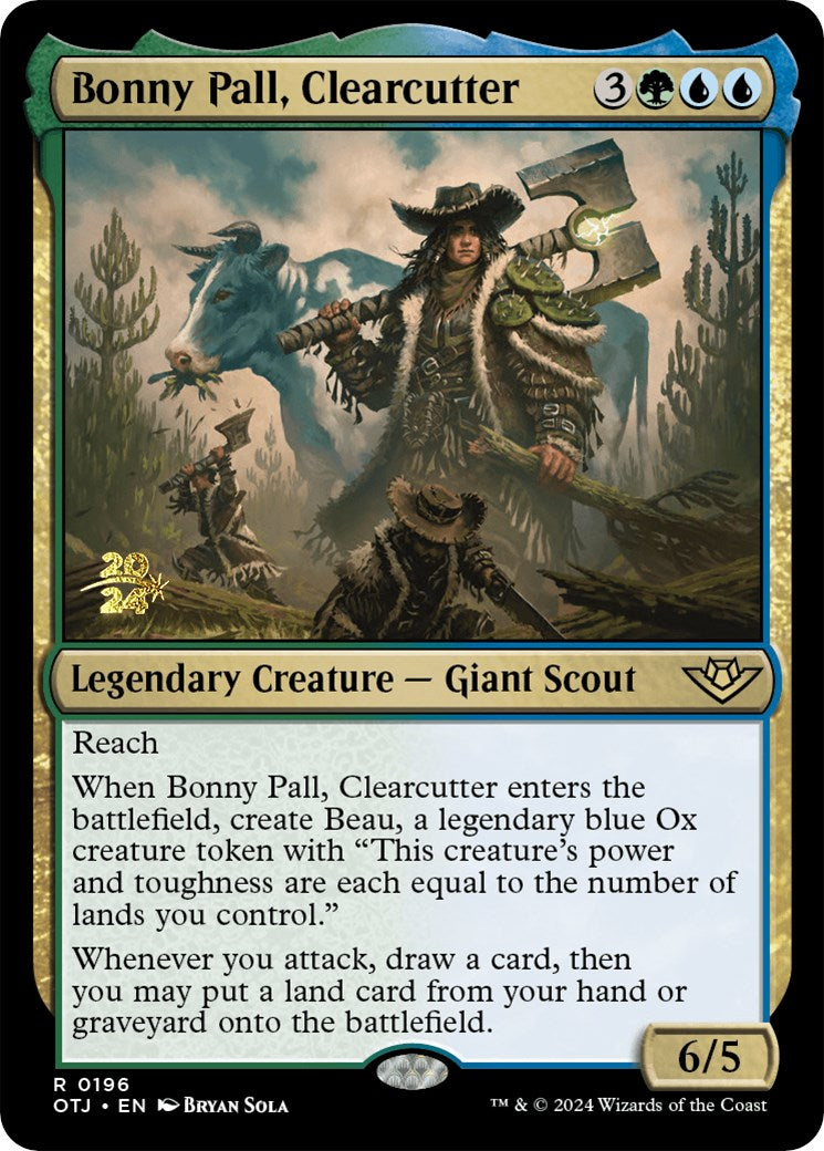 Bonny Pall, Clearcutter [Outlaws of Thunder Junction Prerelease Promos] | Spectrum Games