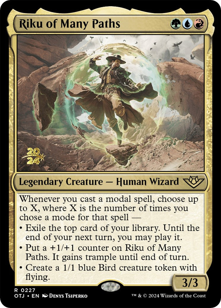 Riku of Many Paths [Outlaws of Thunder Junction Prerelease Promos] | Spectrum Games