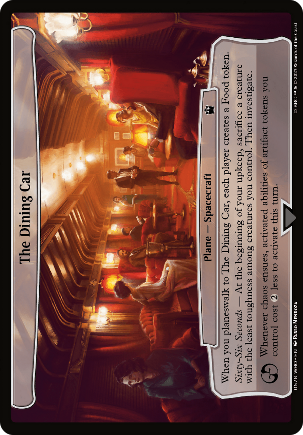 The Dining Car [Doctor Who] | Spectrum Games