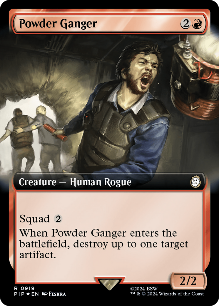 Powder Ganger (Extended Art) (Surge Foil) [Fallout] | Spectrum Games