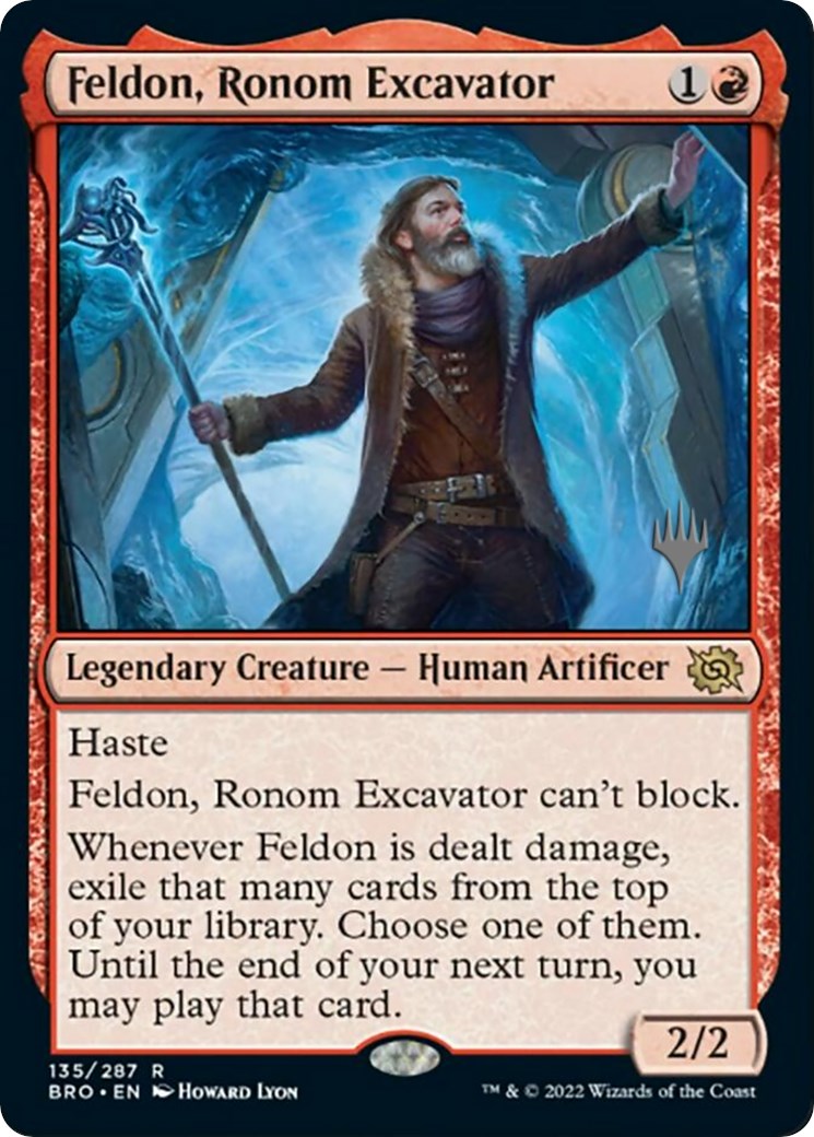 Feldon, Ronom Excavator (Promo Pack) [The Brothers' War Promos] | Spectrum Games