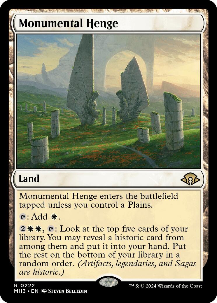 Monumental Henge [Modern Horizons 3] | Spectrum Games