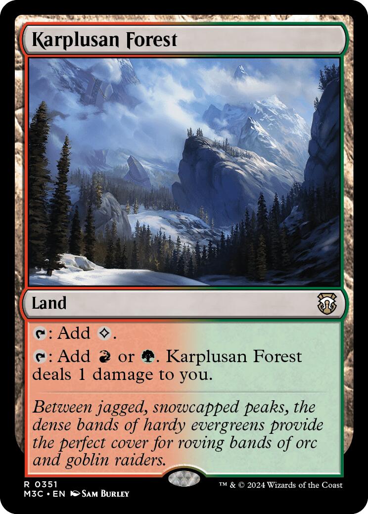 Karplusan Forest [Modern Horizons 3 Commander] | Spectrum Games