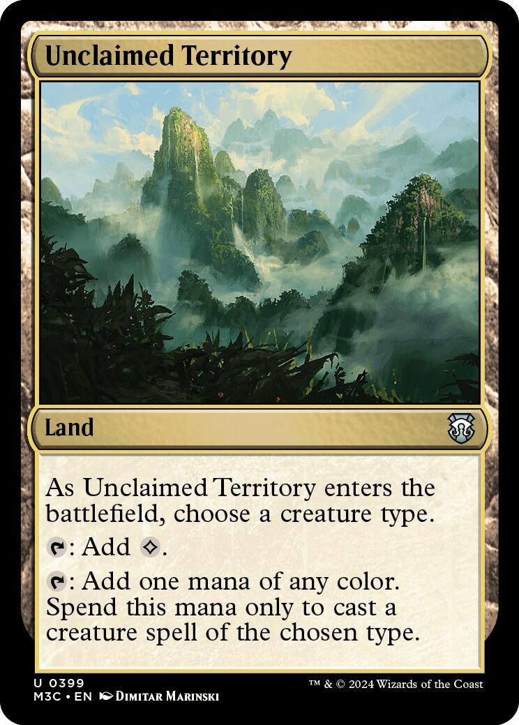 Unclaimed Territory [Modern Horizons 3 Commander] | Spectrum Games