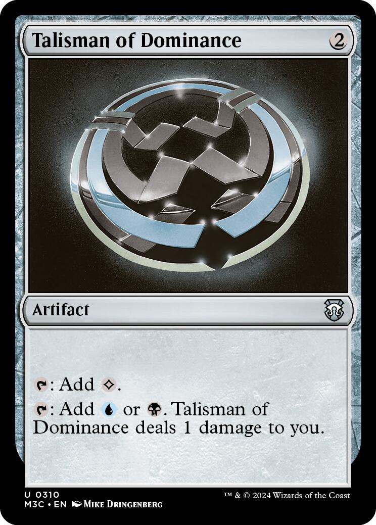 Talisman of Dominance [Modern Horizons 3 Commander] | Spectrum Games