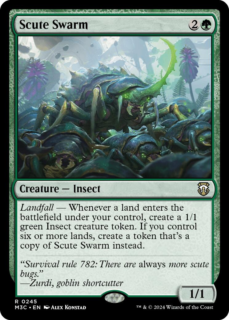 Scute Swarm [Modern Horizons 3 Commander] | Spectrum Games