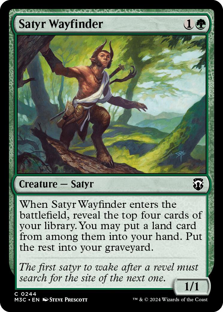 Satyr Wayfinder [Modern Horizons 3 Commander] | Spectrum Games