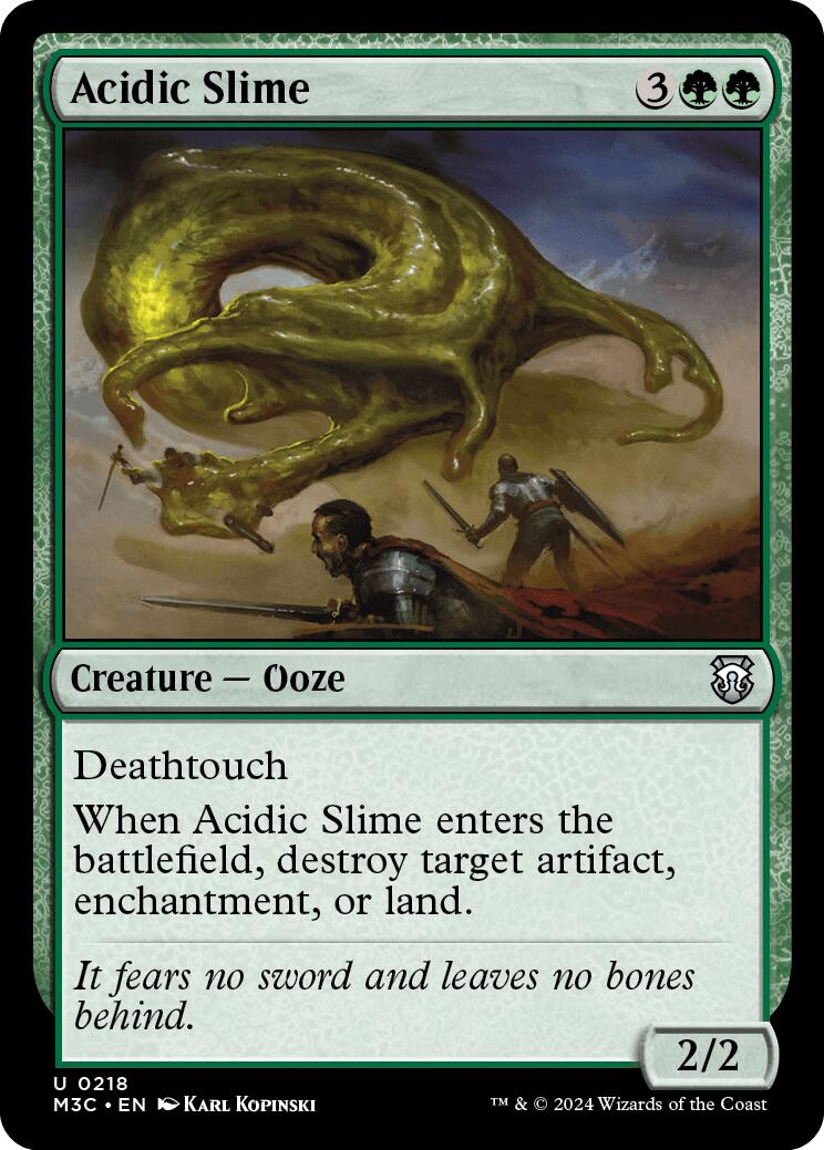 Acidic Slime [Modern Horizons 3 Commander] | Spectrum Games