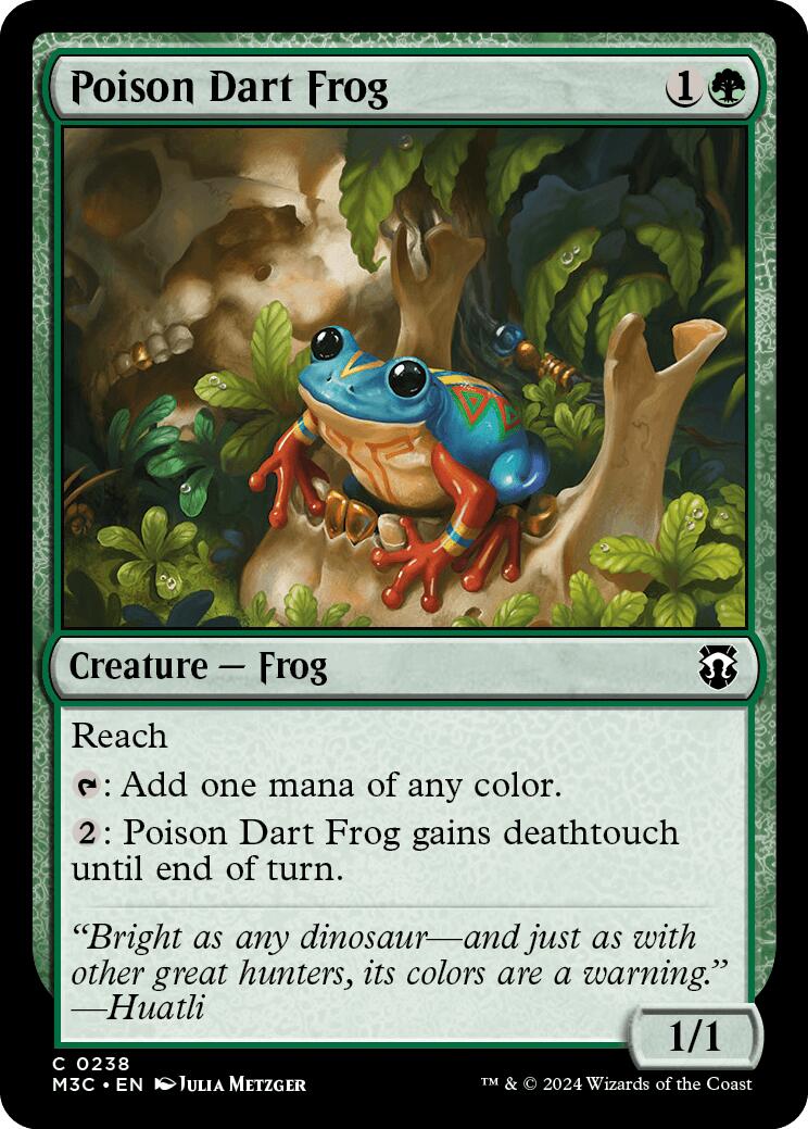 Poison Dart Frog [Modern Horizons 3 Commander] | Spectrum Games