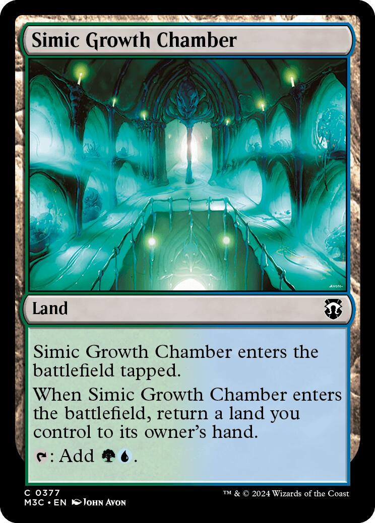 Simic Growth Chamber [Modern Horizons 3 Commander] | Spectrum Games