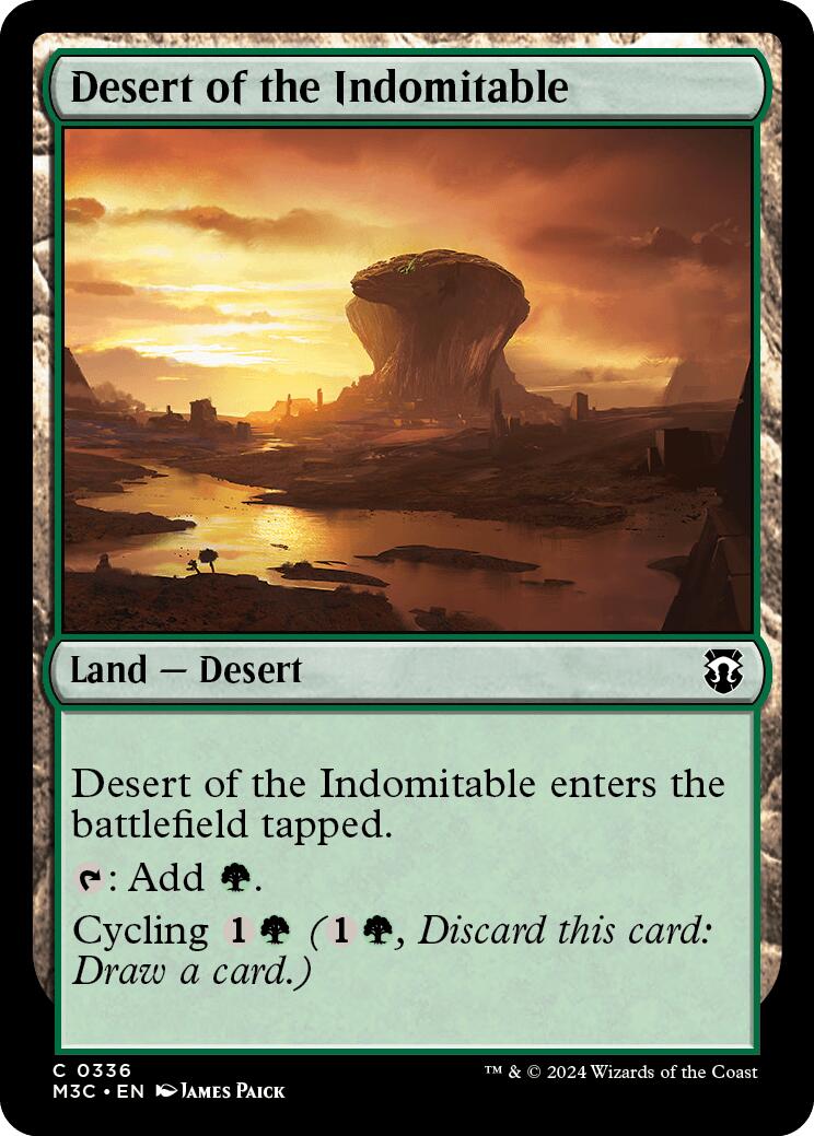 Desert of the Indomitable [Modern Horizons 3 Commander] | Spectrum Games