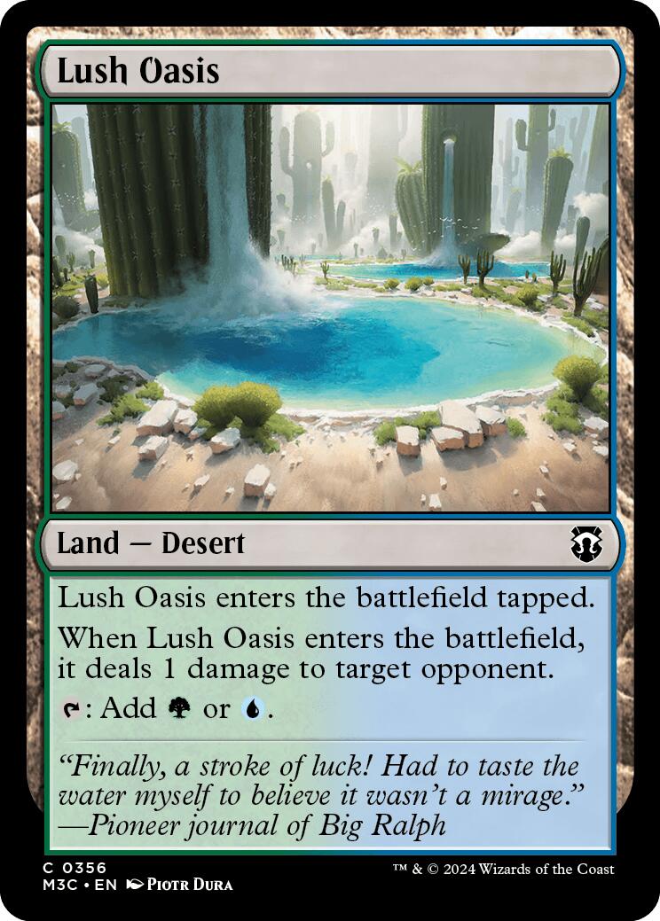 Lush Oasis [Modern Horizons 3 Commander] | Spectrum Games